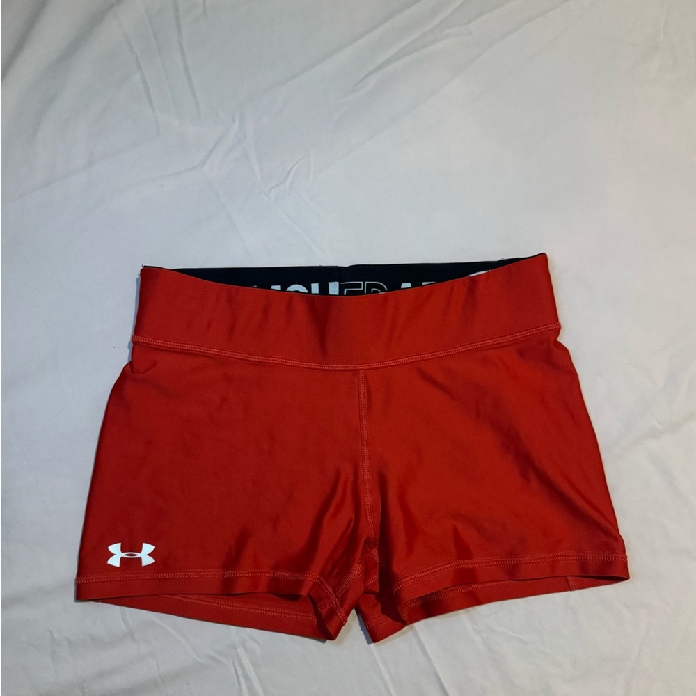 Under Armour Red Compression Shorts